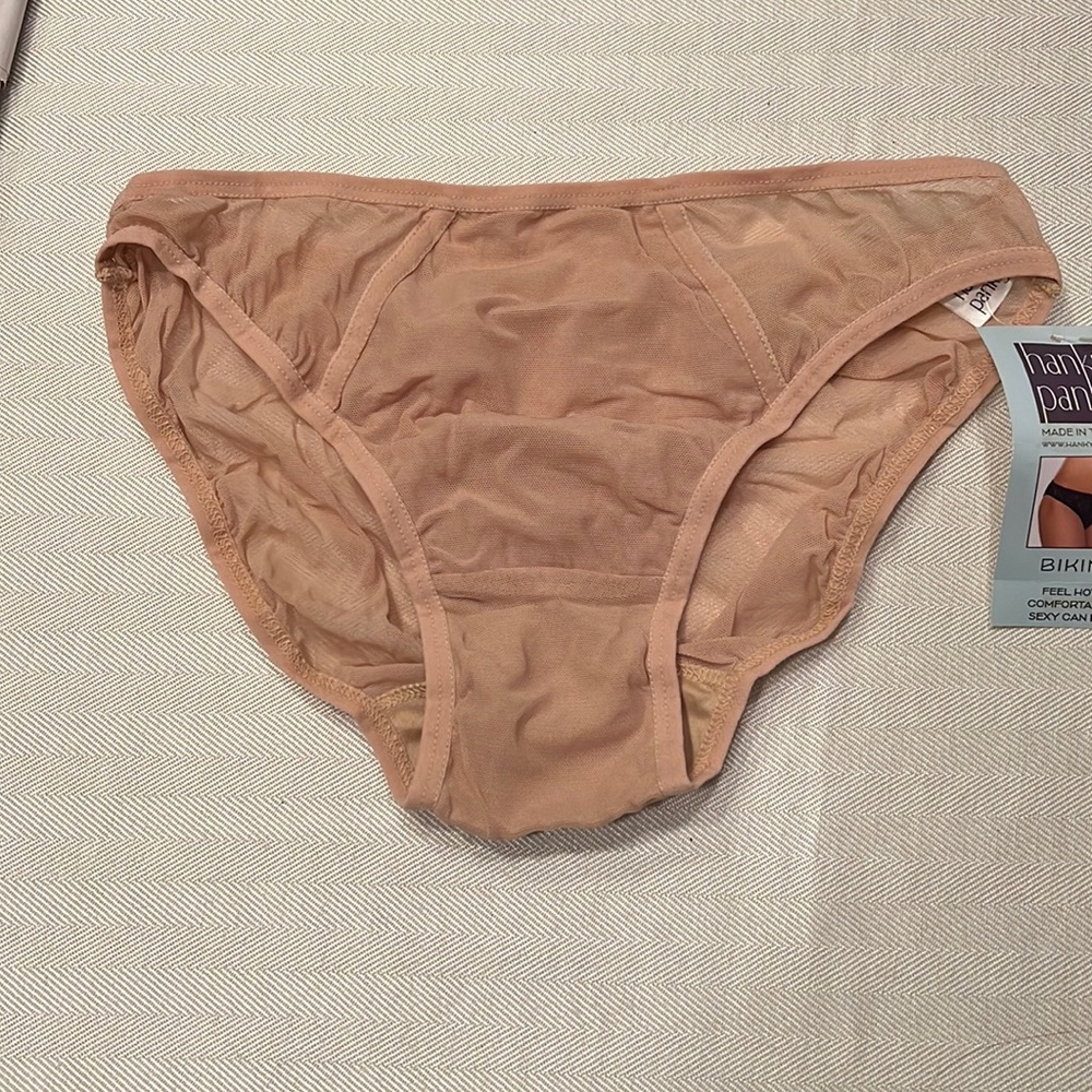 Hanky Panky sheer nude panty, size small.